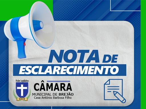Imagem da notícia 🏛️ Nota de esclarecimento